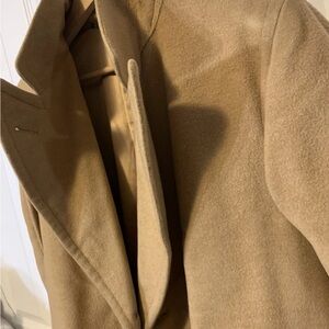Vtg Chipp Ivy League style mens sz 42 Tan Wool Coat jacket double breasted Rare